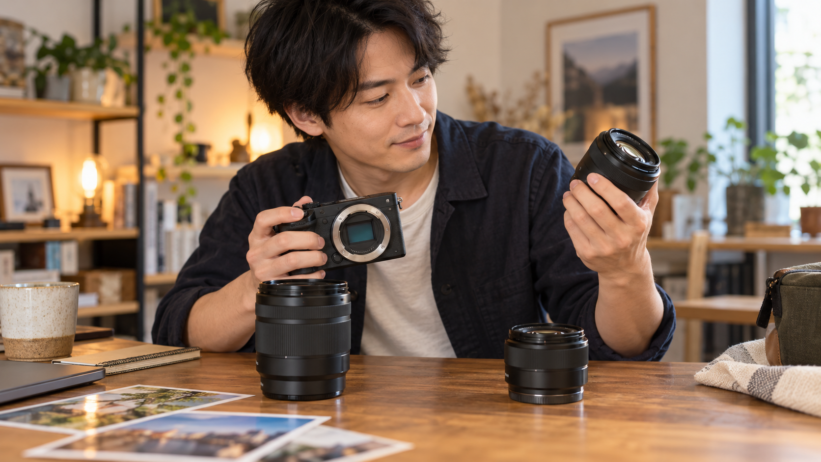 α6400のキットレンズから次に使う交換レンズを比較するイメージ