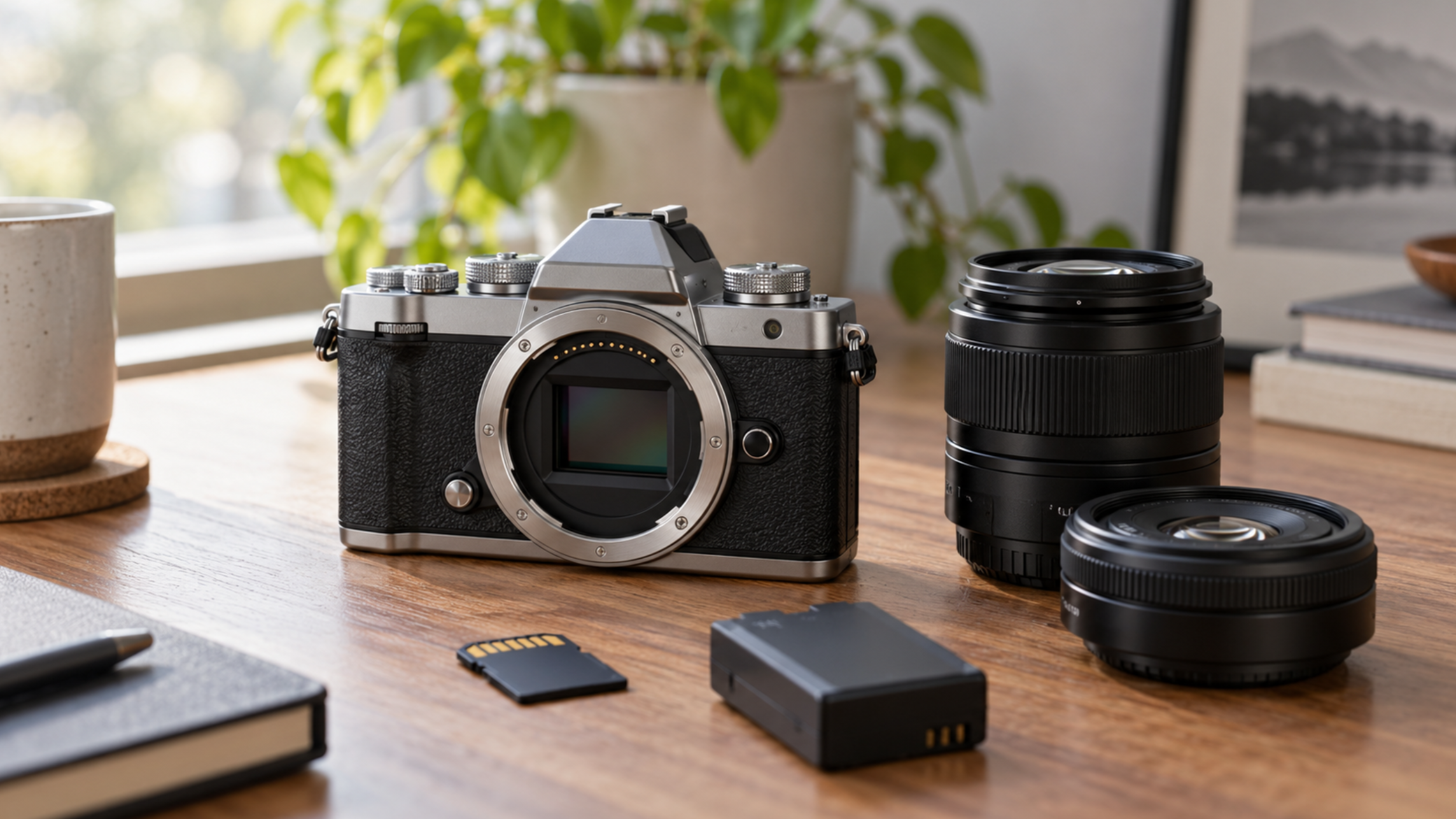 Nikon Z fcをイメージした中古ミラーレスカメラと交換レンズ・SDカード・バッテリー