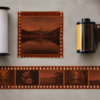 6×6判の120フィルムと35mmフィルムのサイズ比較