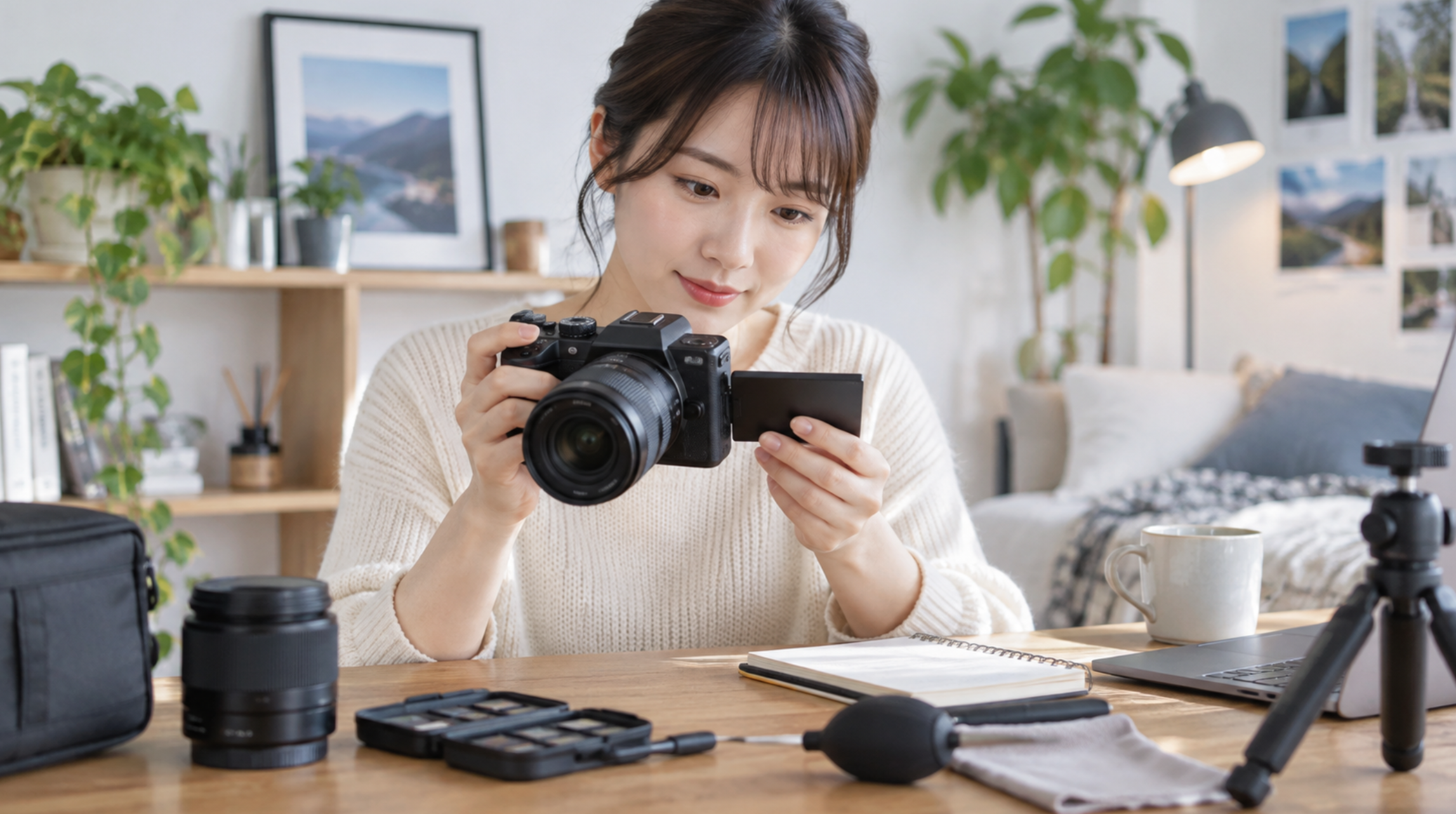 ミラーレスカメラでS&Q撮影設定を確認する初心者