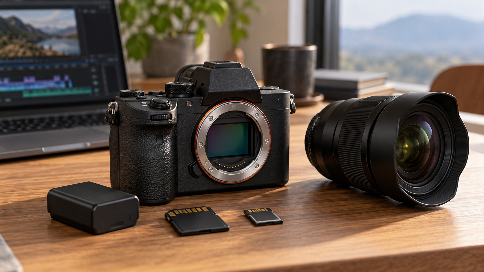 α7S IIIを想定した中古ミラーレスカメラとレンズ、バッテリー、記録メディア